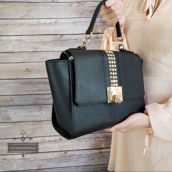 NWT Michael Kors Medium Tina Satchel Crossbody Bag - Picture 4 of 7